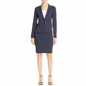 Hugo Boss Villa Pencil Skirt (Navy) 6